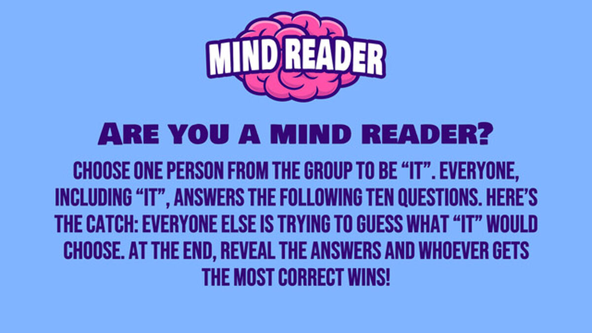 Mind Reader: Youth Leader Edition image number null